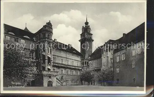 Torgau Wendelstein Schlosshof Schloss Hartenfels Kat. Torgau