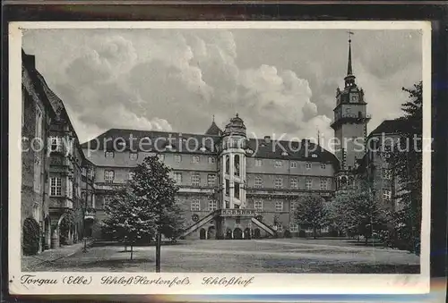 Torgau Wendelstein im Schlosshof Schloss Hartenfels Kat. Torgau