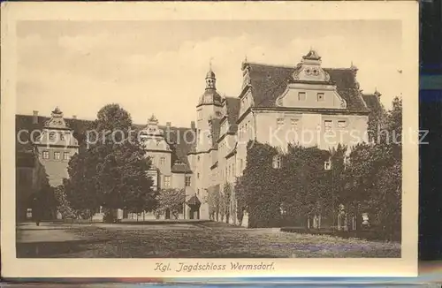 Wermsdorf Hubertusburg Koenigliches barockes Jagdschloss Kat. Wermsdorf