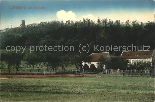 Collm Bauernhof am Collmberg Aussichtsturm Kat. Wermsdorf