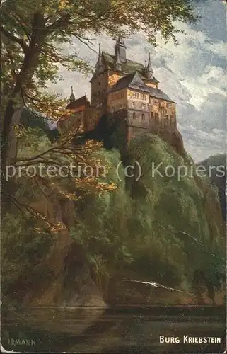 Waldheim Sachsen Burg Kriebstein Kat. Waldheim Sachsen