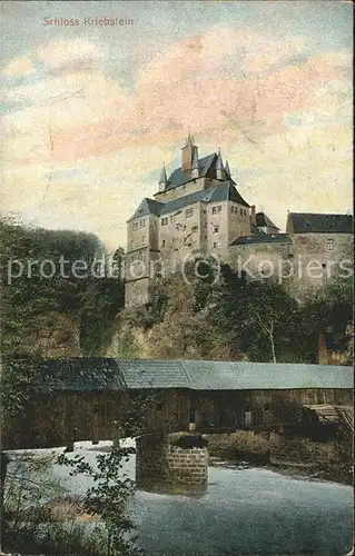 Waldheim Sachsen Schloss Kriebstein Kat. Waldheim Sachsen