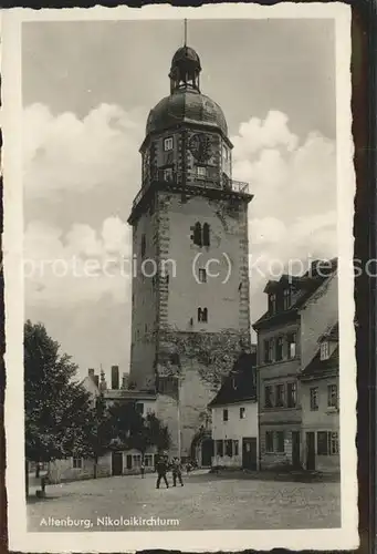 Altenburg Thueringen Nikolaikirchturm / Altenburg /Altenburger Land LKR