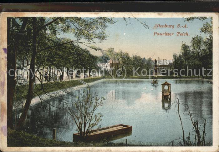Altenburg Thueringen Schloss Pauritzer Teich / Altenburg /Altenburger
