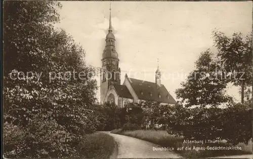 Altenburg Thueringen Agnes-Gedaechtniskirche / Altenburg /Altenburger Land LKR