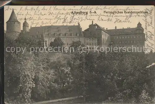 Altenburg Thueringen Herzogl.Schloss / Altenburg /Altenburger Land LKR