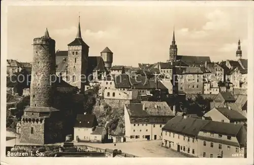 Bautzen Alte Wasserkunst Michaeliskirche Feldpost  Kat. Bautzen