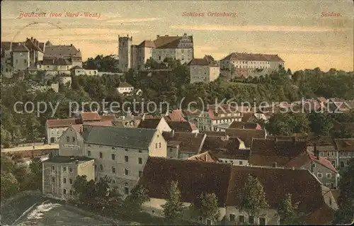 Bautzen Bick ueber die Stadt mit Schloss Ortenburg Seidau Kat. Bautzen