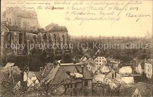 Bautzen Nicolai Ruine Schloss Ortenburg Feldpost Kat. Bautzen