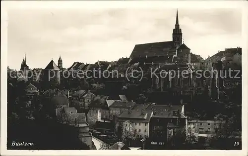 Bautzen Michaeliskirche Nicolai Ruine Turm Kat. Bautzen