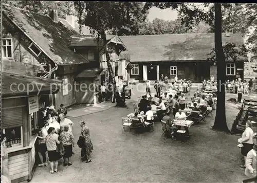 Lehde HO Gaststaette Logierhaus "Zum froehlichen Hecht" Gartenrestaurant Kat. Luebbenau