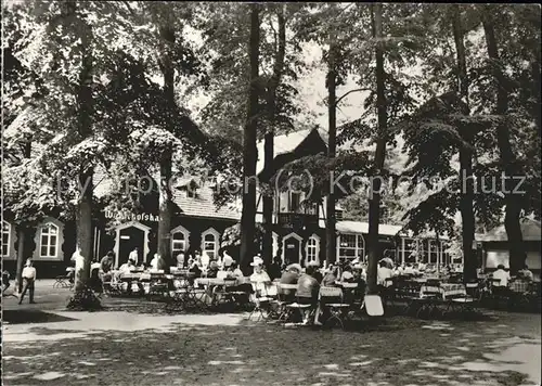 Luebbenau Spreewald HO Gaststaette Wotschofska Gartenrestaurant Kat. Luebbenau