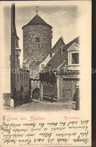 Bautzen Nicolaiturm Tor Kat. Bautzen