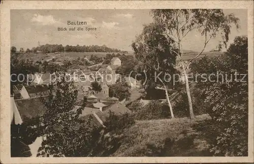 Bautzen Blick auf die Spree Kat. Bautzen