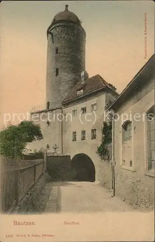 Bautzen Neutor Turm Kat. Bautzen