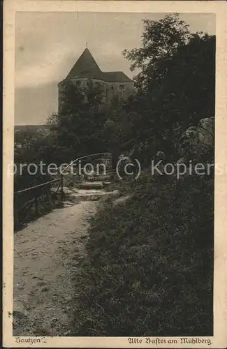 Bautzen Alte Bastei am Muehlberg Heimatschutz Postkarte Kat. Bautzen