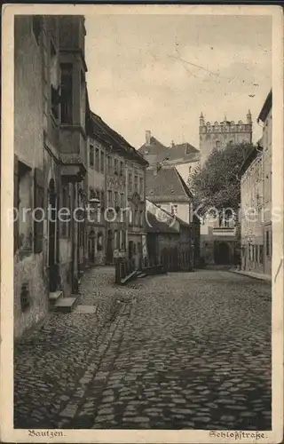 Bautzen Schloss Strasse Heimatschutz Postkarte Kat. Bautzen