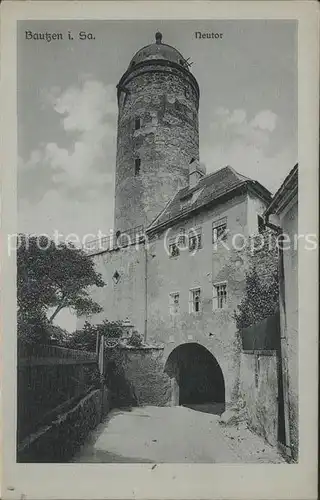 Bautzen Neutor und Neue Wasserkunst Turm Kat. Bautzen