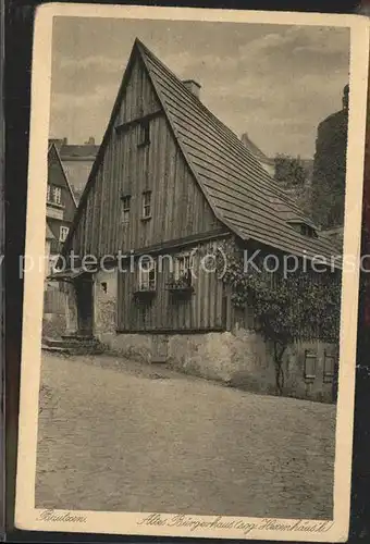 Bautzen Hexenhaeuschen altes Buergerhaus vor Fischerpforte Serie Deutsche Heimatbilder Kupfertiefdruck Kat. Bautzen