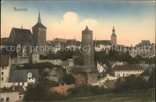 dg19609 Bautzen Altstadt Alte Wasserkunst Kirche Lauenturm Kategorie. Bautzen Alte Ansichtskarten