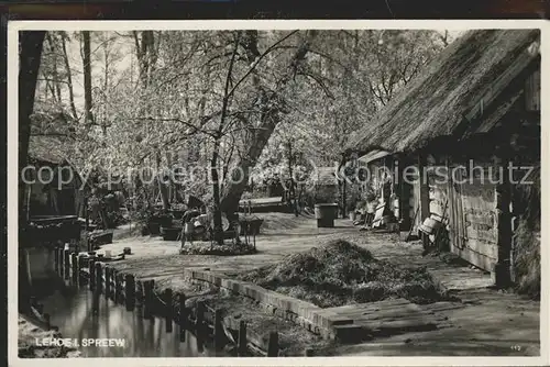 Lehde Bauerngehoeft Kaupe Wasserstrasse Kat. Luebbenau