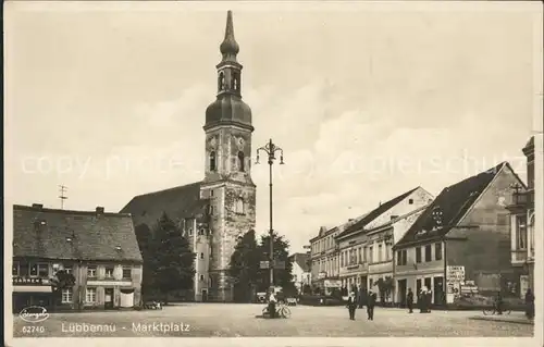 Luebbenau Spreewald Marktplatz Kirche Kat. Luebbenau