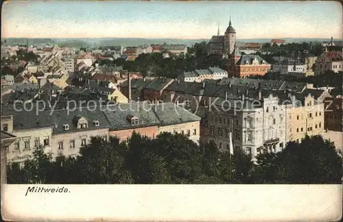 Mittweida Stadtblick Kat. Mittweida