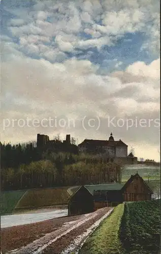 Frauenstein Sachsen Schloss Ruine Kat. Frauenstein Sachsen