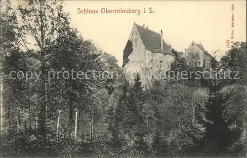 Reinsberg Freiberg Schloss Oberrinsberg Kat. Reinsberg Freiberg