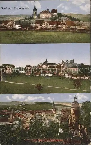 Frauenstein Sachsen Schloss Kirche Teilansicht Kat. Frauenstein Sachsen