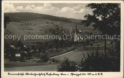 Rechenberg Bienenmuehle Osterzgebirge Panorama Kat. Rechenberg Bienenmuehle