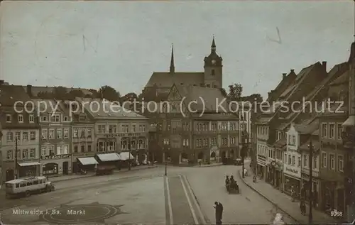 Mittweida Marktplatz Kat. Mittweida