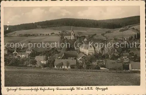 Rechenberg Bienenmuehle Osterzgebirge Panorama Kat. Rechenberg Bienenmuehle