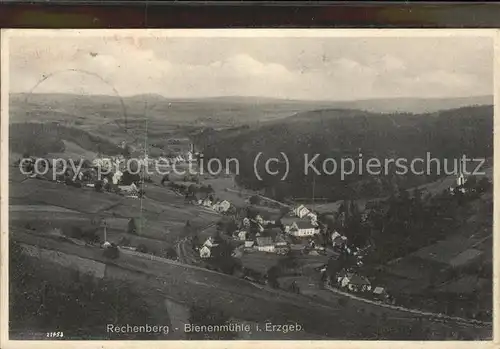 Rechenberg Bienenmuehle Osterzgebirge Panorama Kat. Rechenberg Bienenmuehle