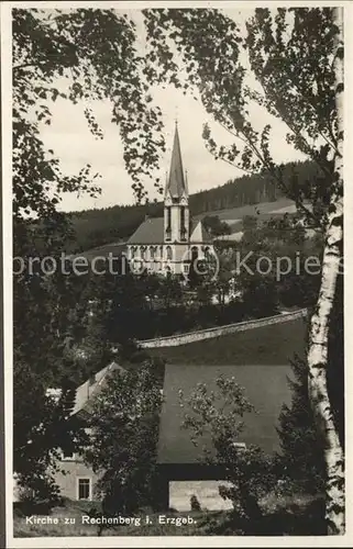Rechenberg Bienenmuehle Osterzgebirge Kirche Kat. Rechenberg Bienenmuehle