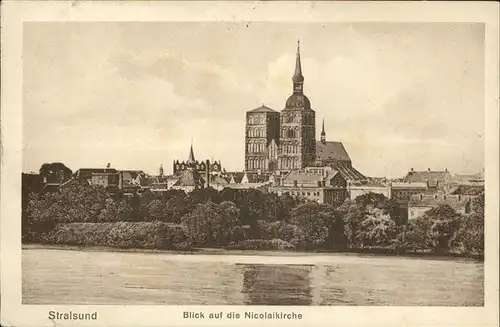 Stralsund Mecklenburg Vorpommern Nicolaikirche Kat. Stralsund