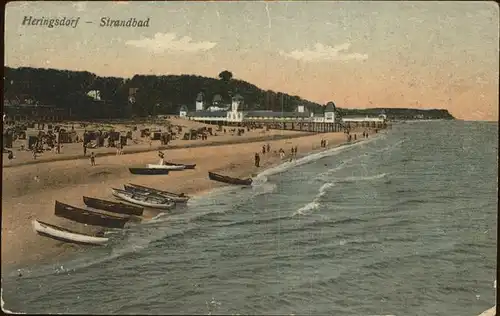 Heringsdorf Ostseebad Usedom Strandbad Kat. Heringsdorf