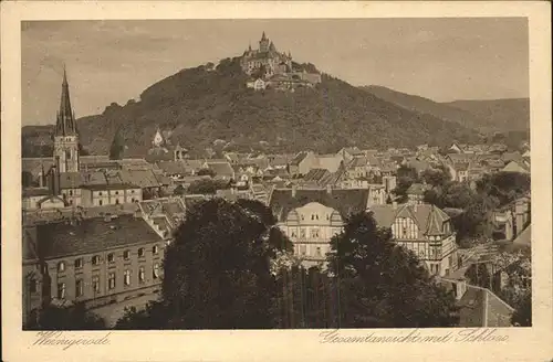 Wernigerode Harz Schloss Kat. Wernigerode