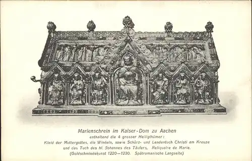 Aachen Marienschrein im Kaiser Dom Kat. Aachen