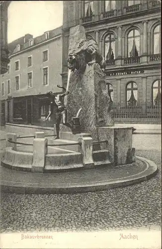 Aachen Bakauvbrunnen Kat. Aachen