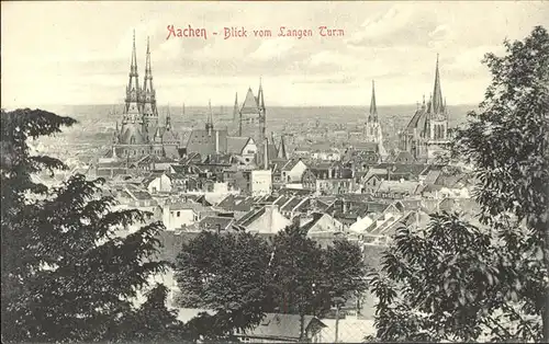 Aachen vom langen Turm Kat. Aachen