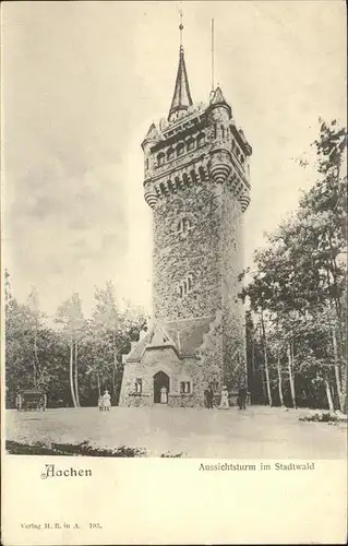 Aachen Aussichtsturm Stadtwald Kat. Aachen