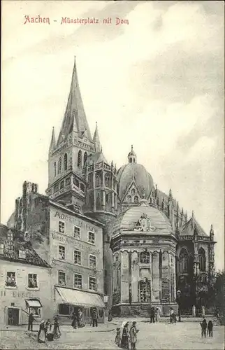 Aachen Muensterplatz Dom Kat. Aachen