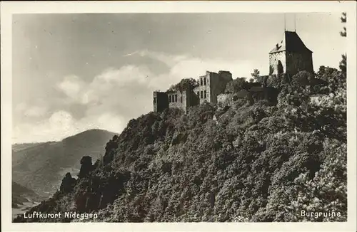 Nideggen Eifel Burgruine Kat. Nideggen