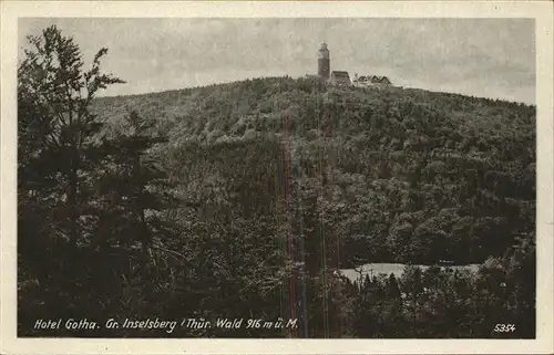 Inselsberg Schmalkalden Hotel Gotha Kat. Schmalkalden