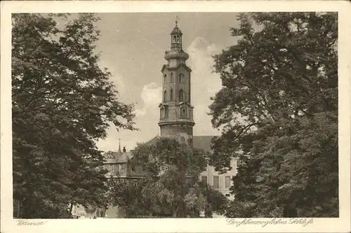 Weimar Thueringen Grossherzogl. Schloss / Weimar /Weimar Stadtkreis