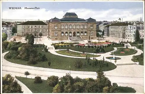 Weimar Thueringen Museums-Platz / Weimar /Weimar Stadtkreis