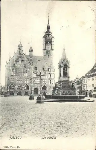 Dessau-Rosslau Rathaus / Dessau-Rosslau /Anhalt-Bitterfeld LKR