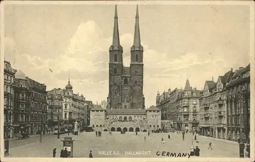 Halle Saale Hallmarkt Kat. Halle