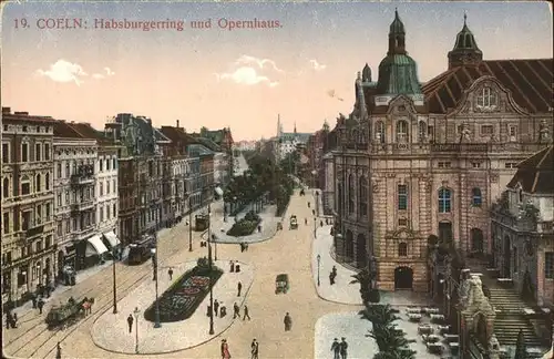 Koeln Rhein Habsburgerring Opernhaus Kat. Koeln